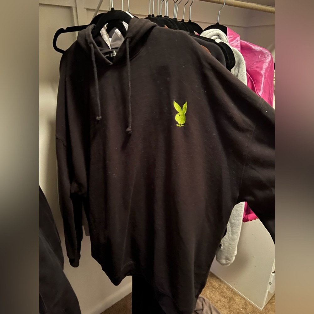 Oversized Playboy Hoodie Misguided
